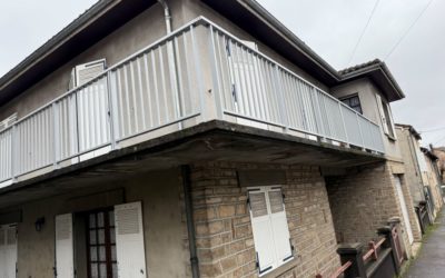 Installation de garde-corps