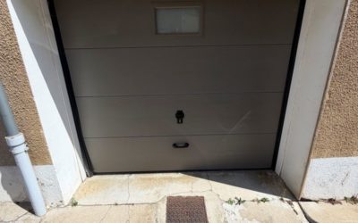 Installation d’une porte de garage sectionnelle