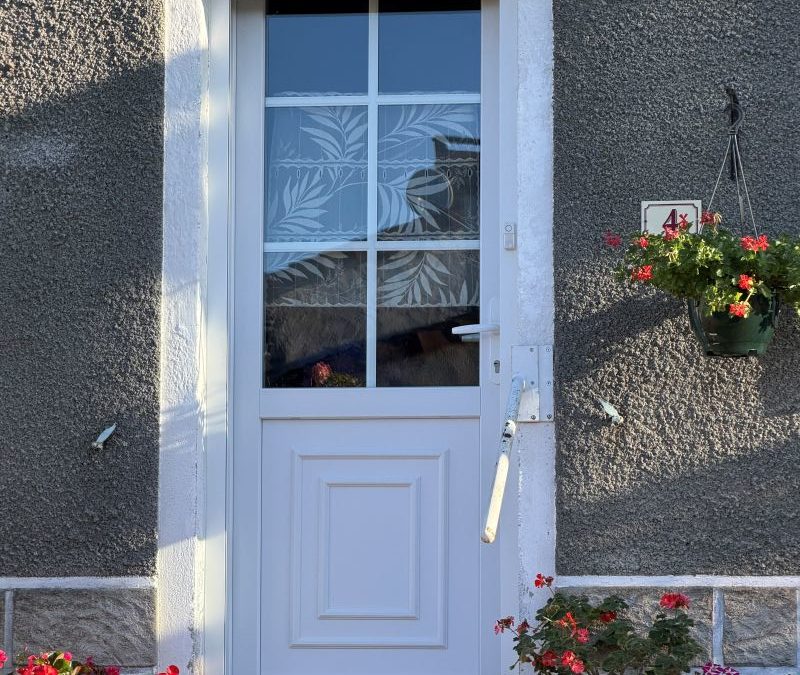 Porte d’entrée style fermière