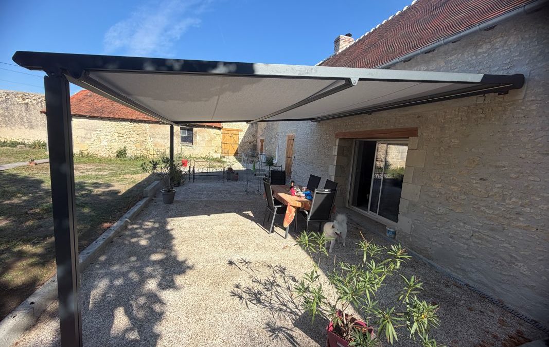 Nouvelle réalisation – Pergola avec éclairage LED